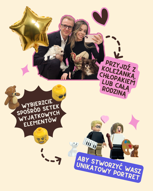 Rodzinne warsztaty tworzenia portretów Lego w Rzeszowie