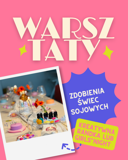 Kreatywna Randka | Warsztaty ze zdobienia świec sojowych w Rzeszowie