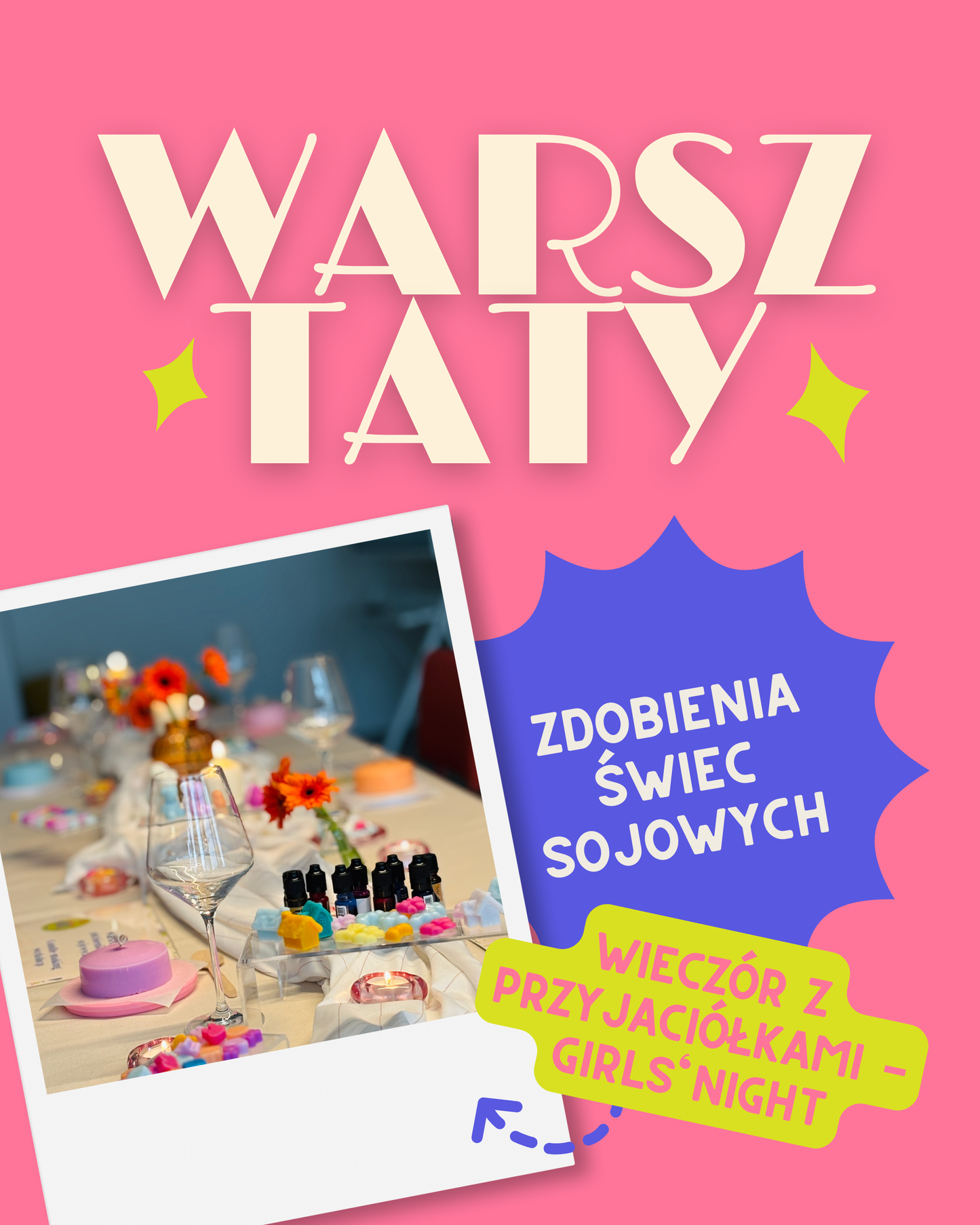 Wieczór z Przyjaciółkami Rzeszów — Warsztaty Świec Sojowych