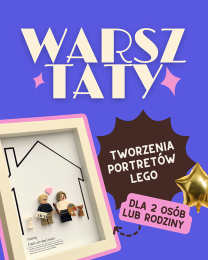 Rodzinne warsztaty tworzenia portretów Lego w Rzeszowie