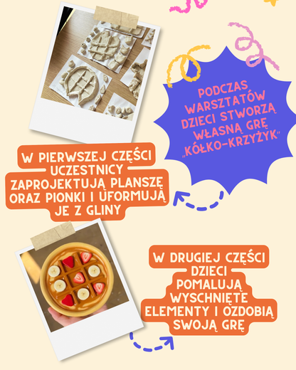 Warsztaty kreatywne dla dzieci w Rzeszowie - modelowanie i malowanie gliny